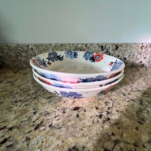 Emma Bridgewater Anemone Pottery Bowls
